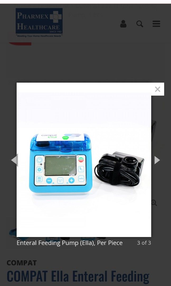 COMPAT ELLA Ethereal Feeding Pump & Infusion Stand, Health & Nutrition