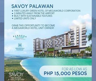 CONDOTEL FOR SALE IN PALAWAN   PARAGUA COASTOWN