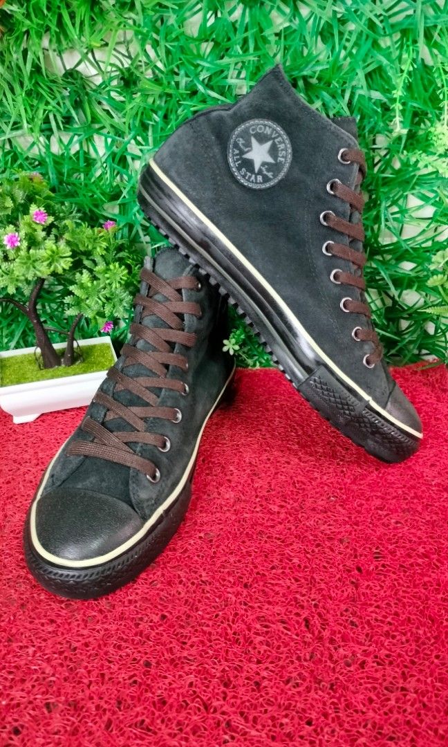converse boot suede black, Men's Fashion, Footwear, Sneakers on Carousell