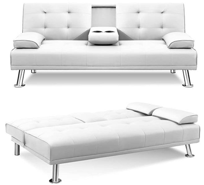 Coospro Sofa Bed 160CM (Category: Sofas) located in Manila. Submitted by Furniture_09 (Listing ID 1211725236, Image 3). Description: Details Condition New Brand Black Leather/ Grey Fabric/ Khaki Fabric COOSPRO SOFA BED FOR LIVING ROOM SALE!! AVAILABLE COLORS: -BLACK LEATHER (FOHM 16) -DARK GREY FABRIC (FOHM 43) -KHAKI FABRIC (FOHM 44) Product details of Coospro Sofa Bed for Living Room 3 Seater Sofa OPEN FOR RESELLERS!! SPECIFICATION: 1. Foldable