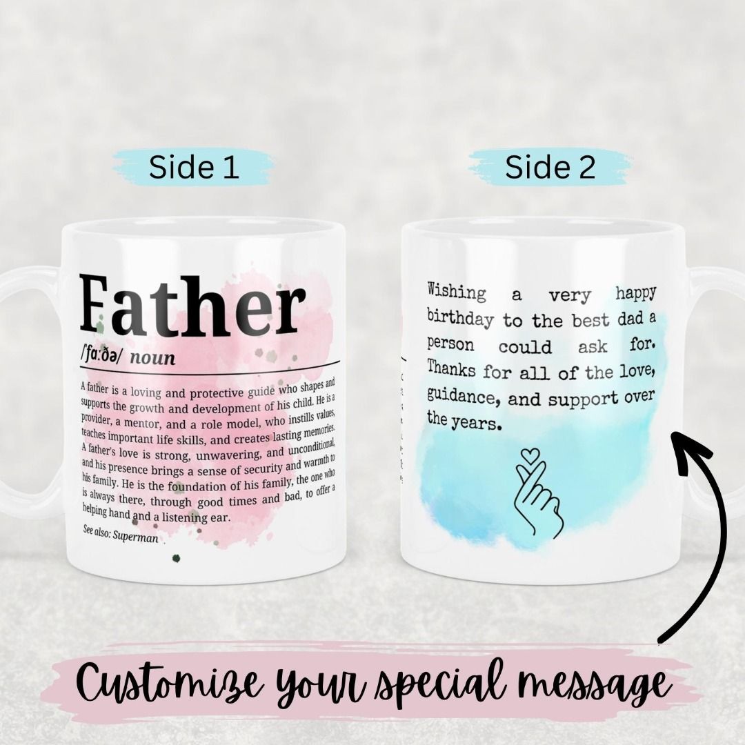 Happy birthday daddy mug clearance