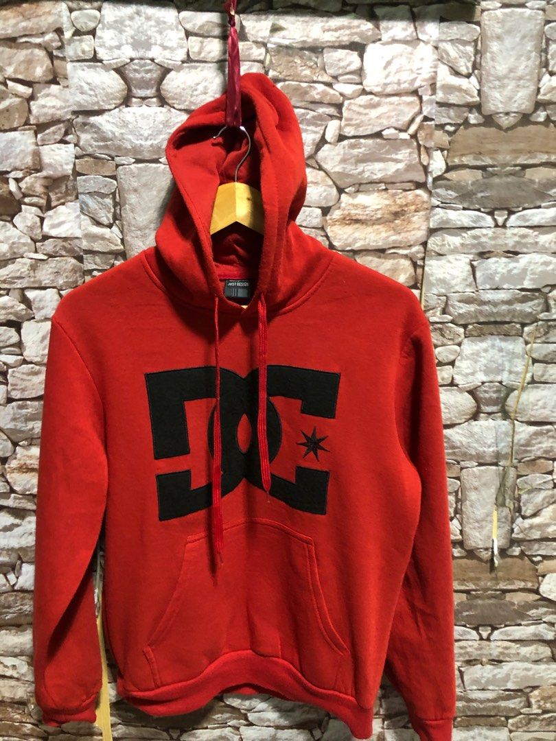 Red dc hoodie new arrivals