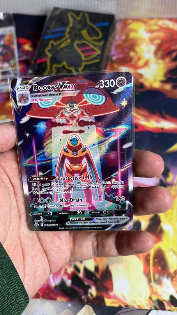 DEOXYS VMAX (GALARIAN GALLERY), Hobbies & Toys, Toys & Games on Carousell