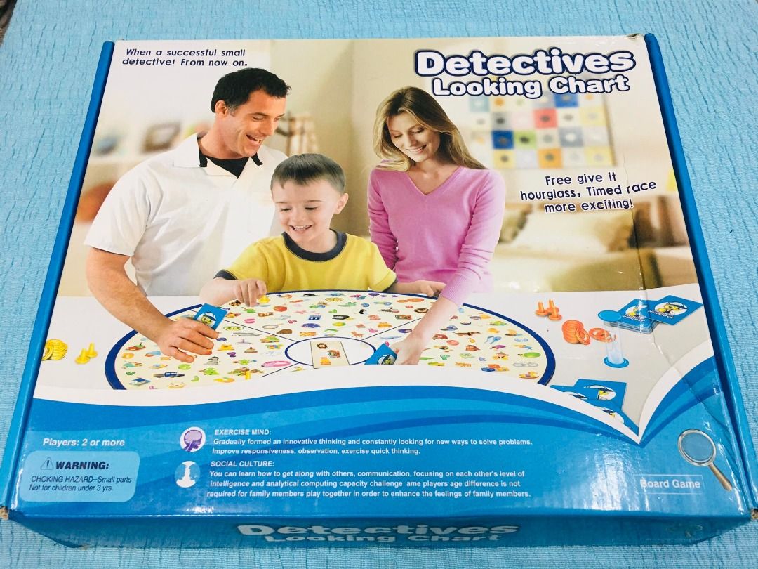 Detectives Looking Chart Board Game, Hobbies & Toys, Toys & Games on