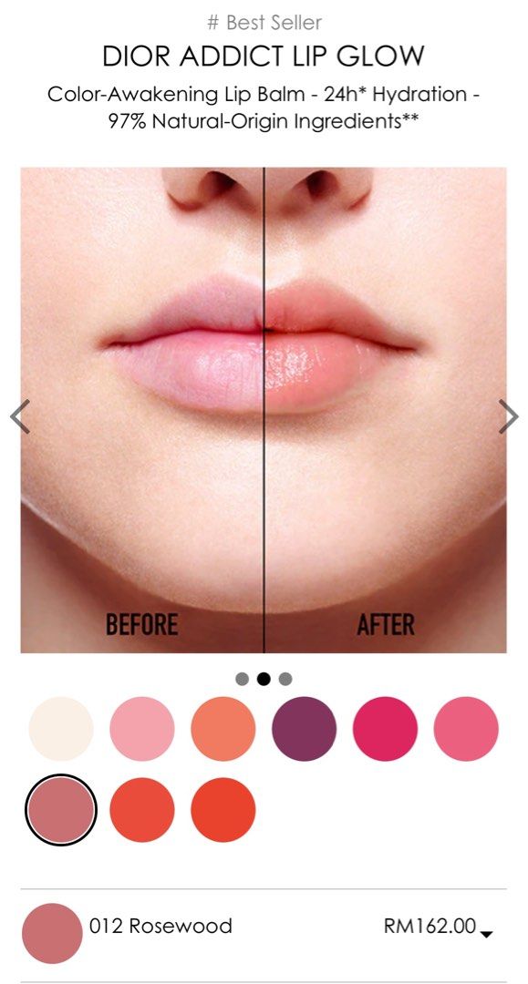 Derzeit im Sonderangebot Dior Addict Makeup Lip & on Personal Care, Glow in Balm Lip Beauty Carousell Rosewood (012), Face