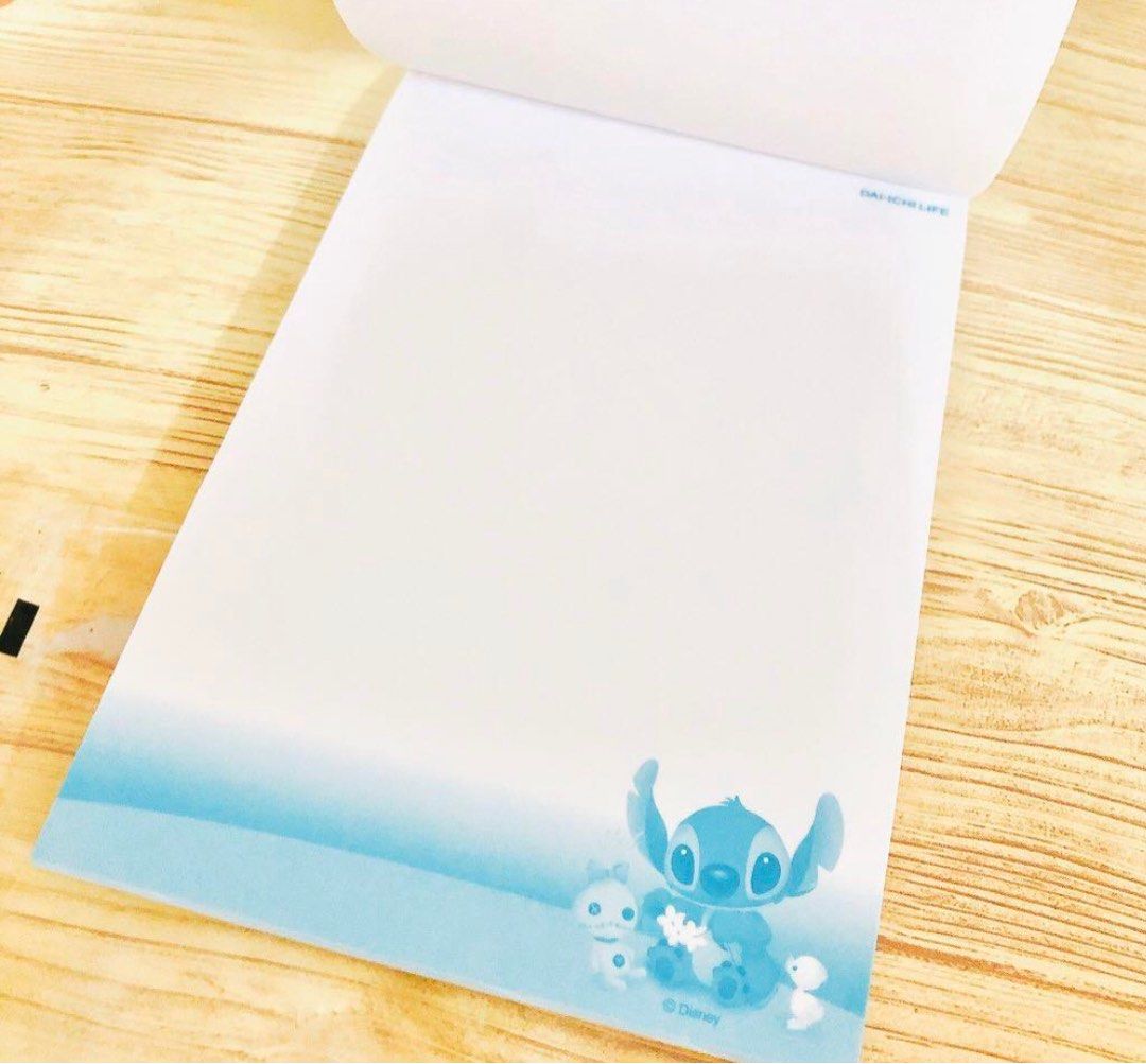 Disney Stitch Note Book Set & Note Paper, Hobbies & Toys, Stationery & Craft, Stationery