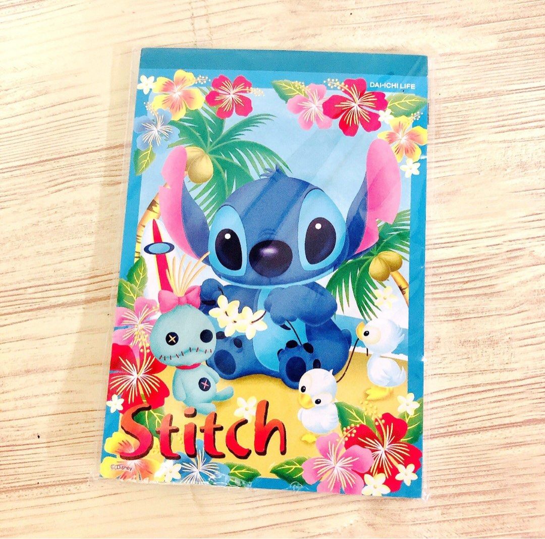 Disney Stitch Note Book Set & Note Paper, Hobbies & Toys, Stationery & Craft, Stationery