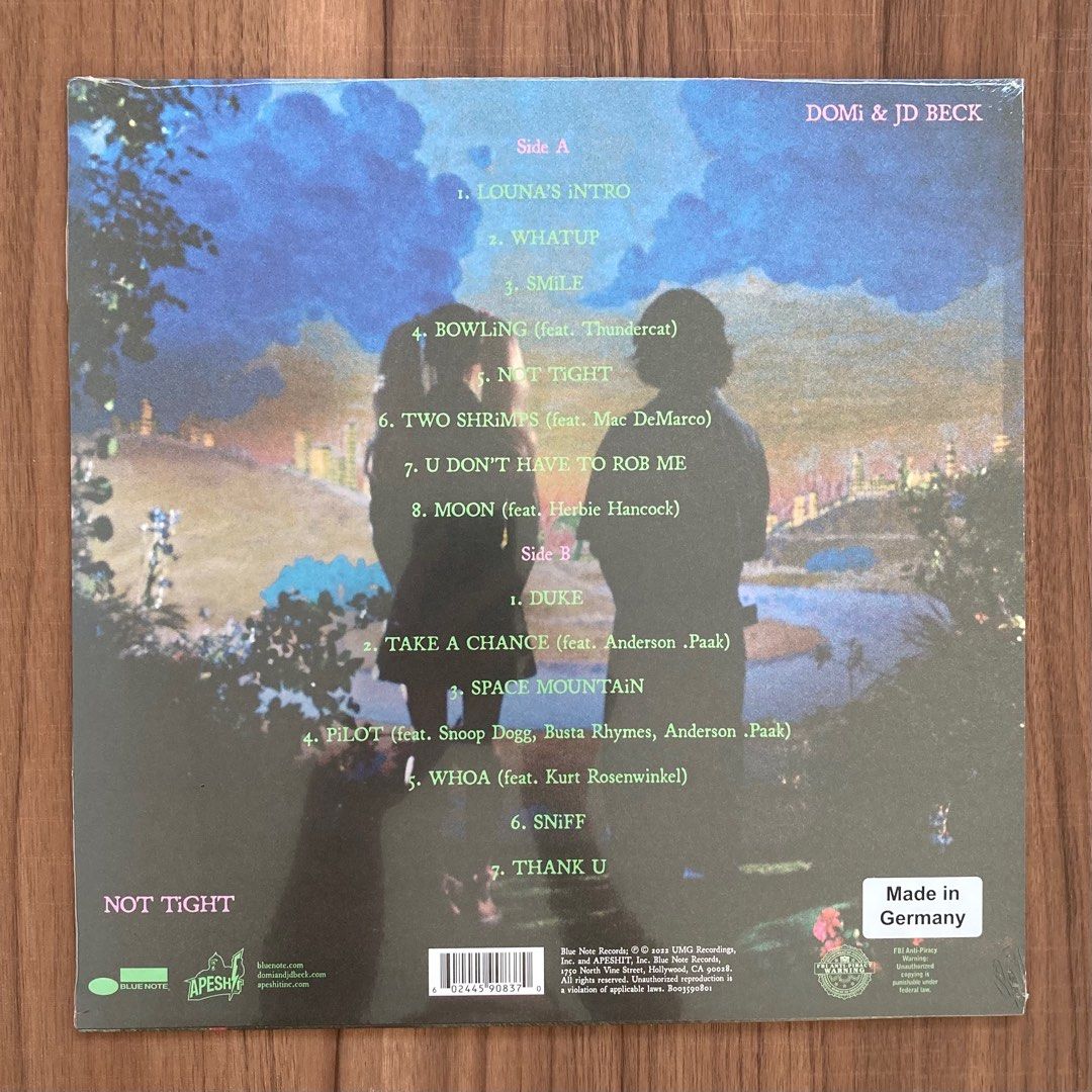 Domi & JD Beck『Not Tight 180g 重量盤レコード LP-