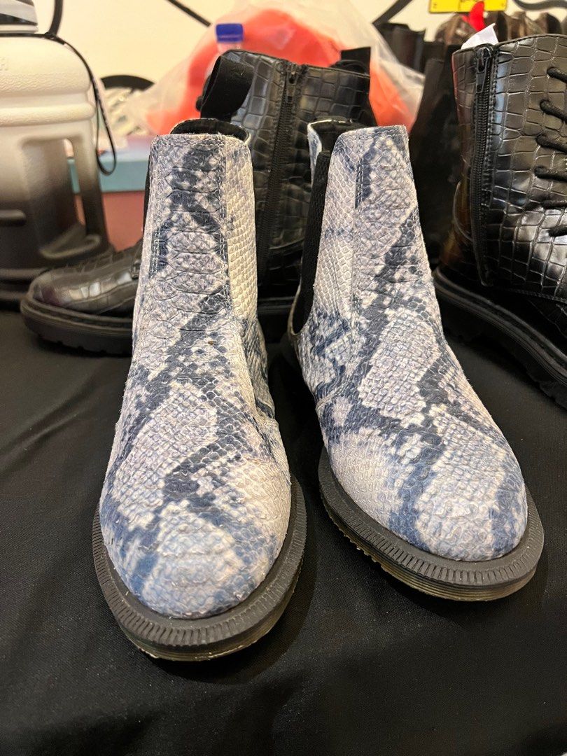 Dr martens flora snakeskin store