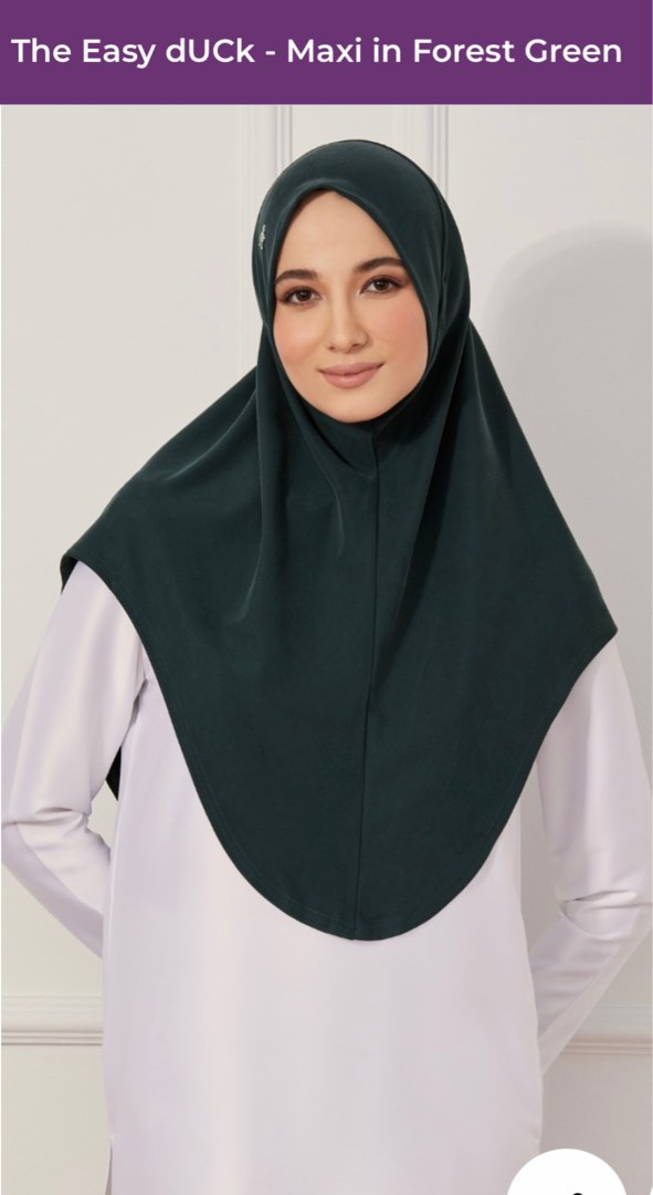 Duck instant hijab, Women's Fashion, Muslimah Fashion, Hijabs on Carousell