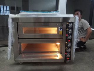 ELECTRIC DOUBLE DECK OVEN