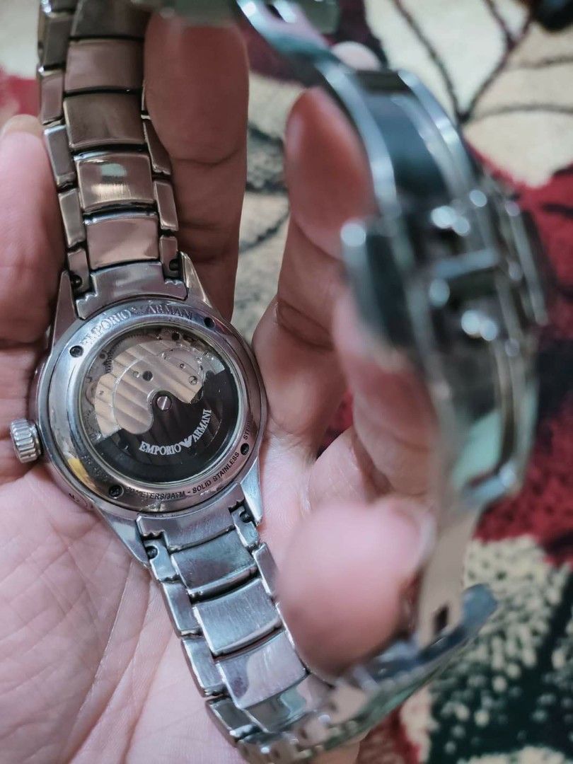 Emporio Armani Automatic watch, Men's Fashion, Watches & Accessories ...