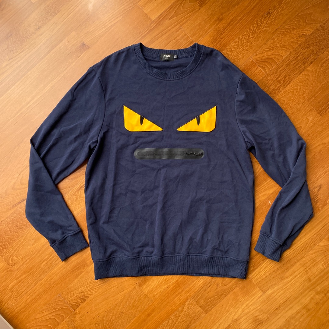 Fendi monster eyes sweatshirt sales