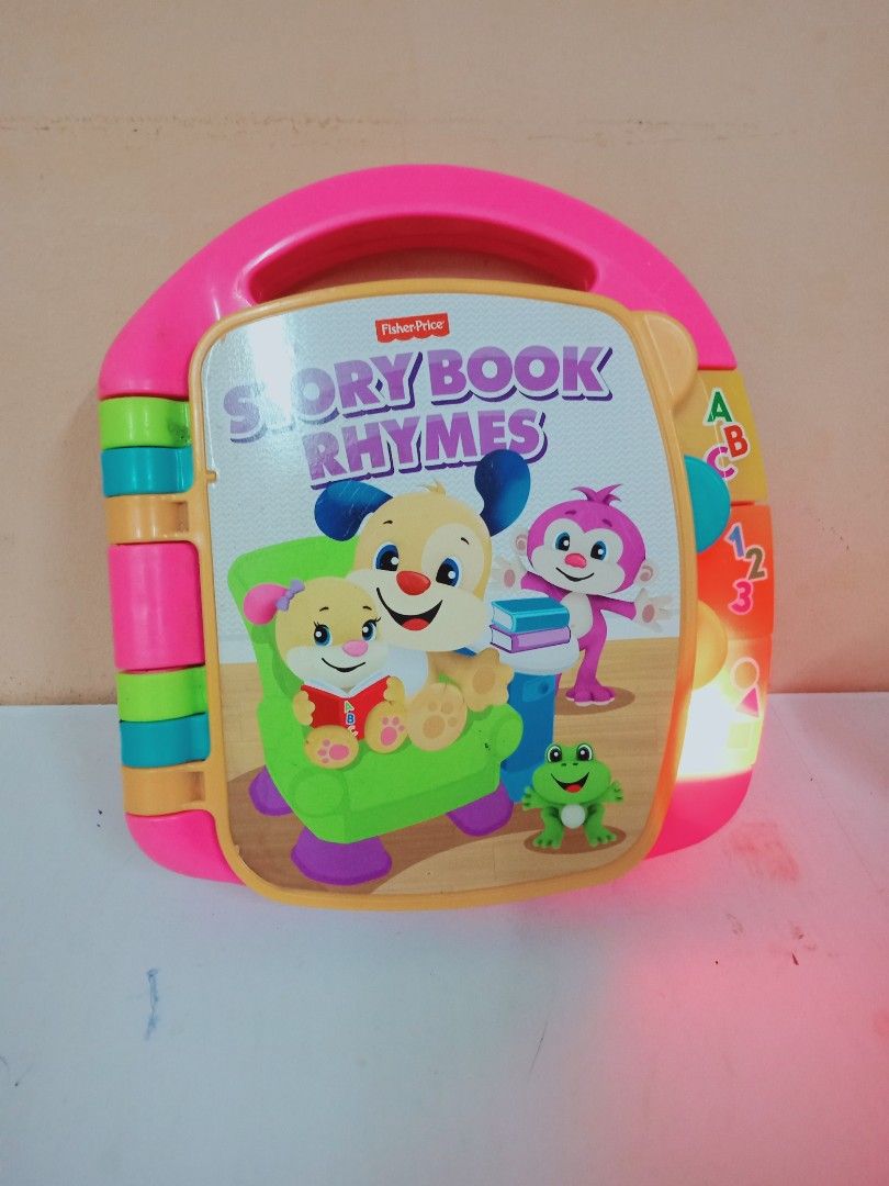 Fisher price outlet storybook rhymes pink