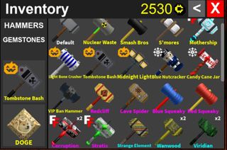 CLEARANCE SALE !! ( Cheap / FPFS ) Roblox Flee The Facility FTF Legendary  Hammers And Gemstones, Video Gaming, Gaming Accessories, In-Game Products  on Carousell