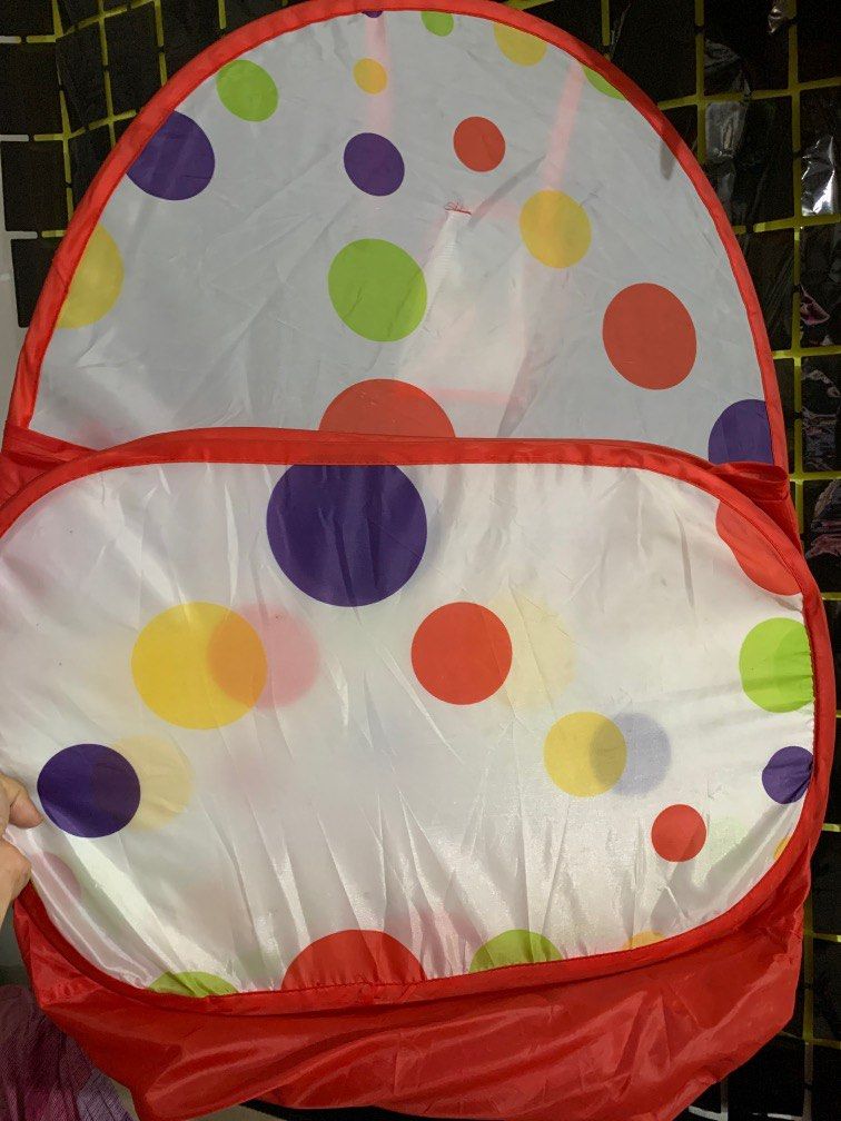 thumbnail image 2 of Foldable 31" Ball Pit For Toddlers & Pets - Portable Play Pool With Storage Bag, Beige (Balls Sold Separately) 2 of 12