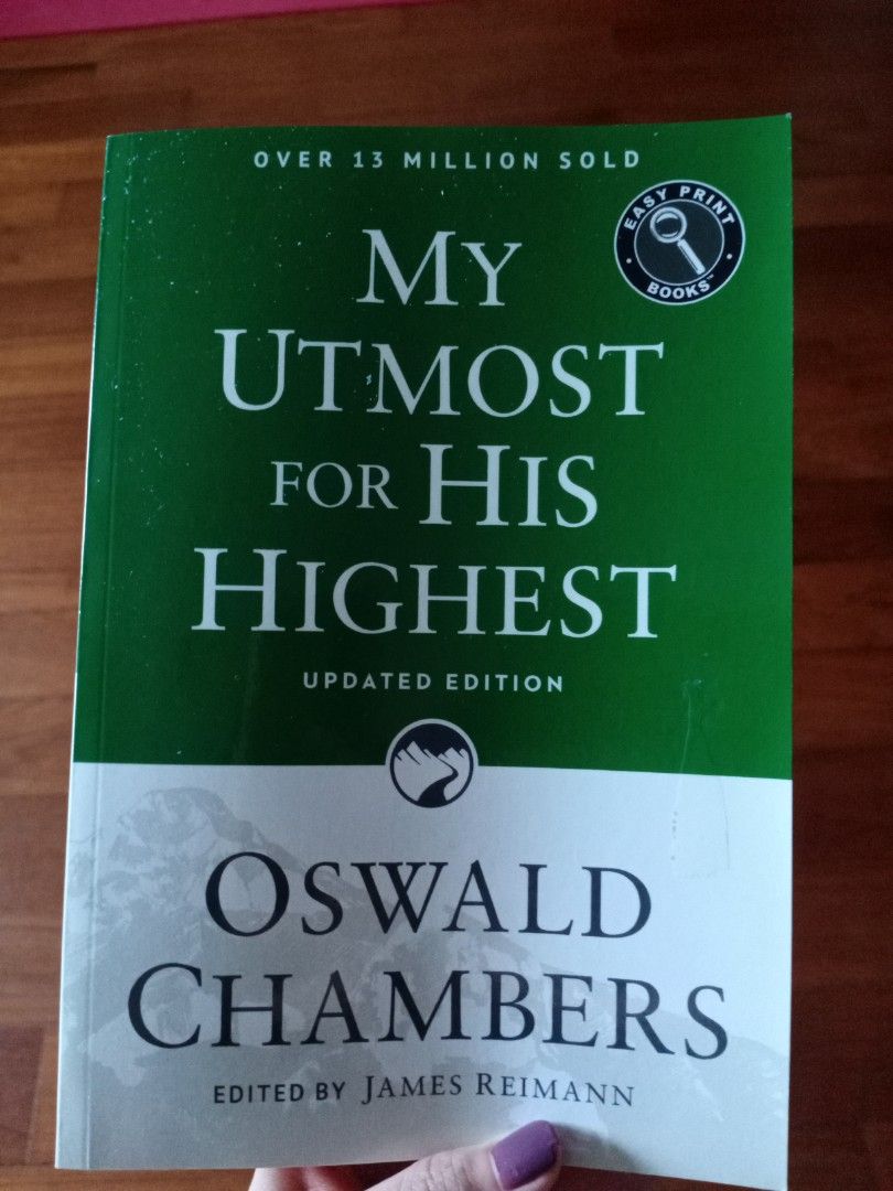 Free Oswald Chambers book, Hobbies & Toys, Books & Magazines, Religion