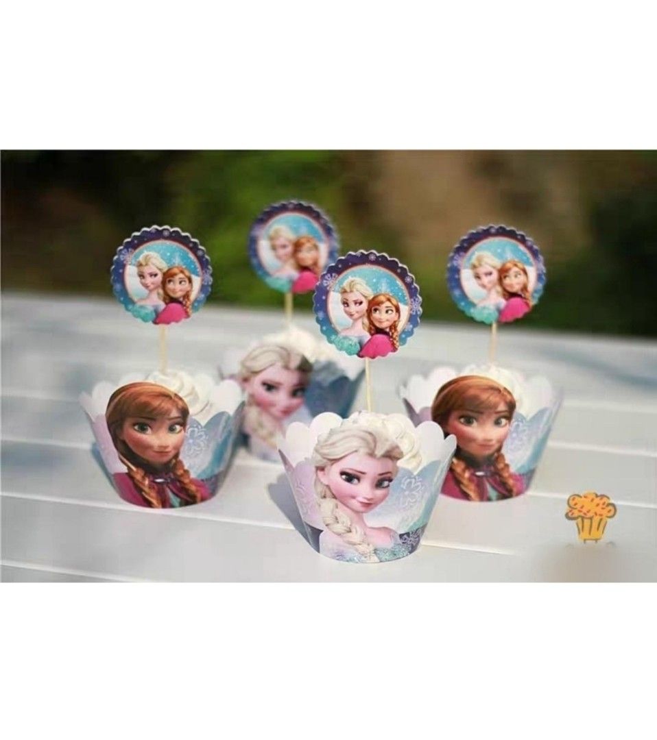 Frozen Paper plates plate Elsa Birthday Party, Hobbies & Toys, Stationery & Craft, Occasions