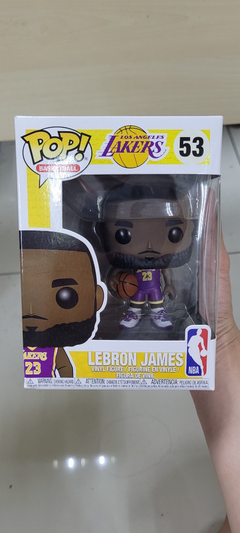 Funko POP! NBA: Lakers - 10 LeBron James (Purple Jersey) 