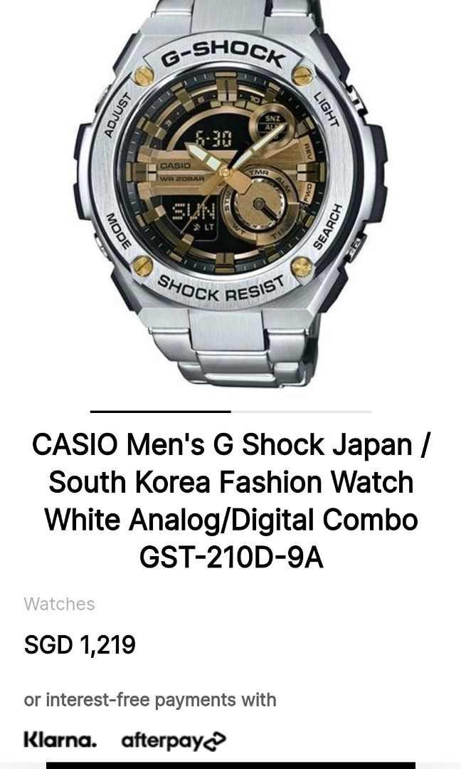Casio g shock gst 210d new arrivals