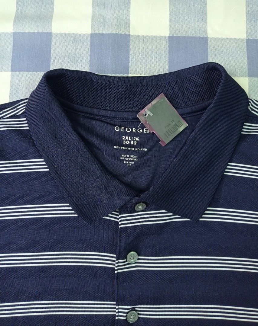 George polo shirts 100 polyester discount