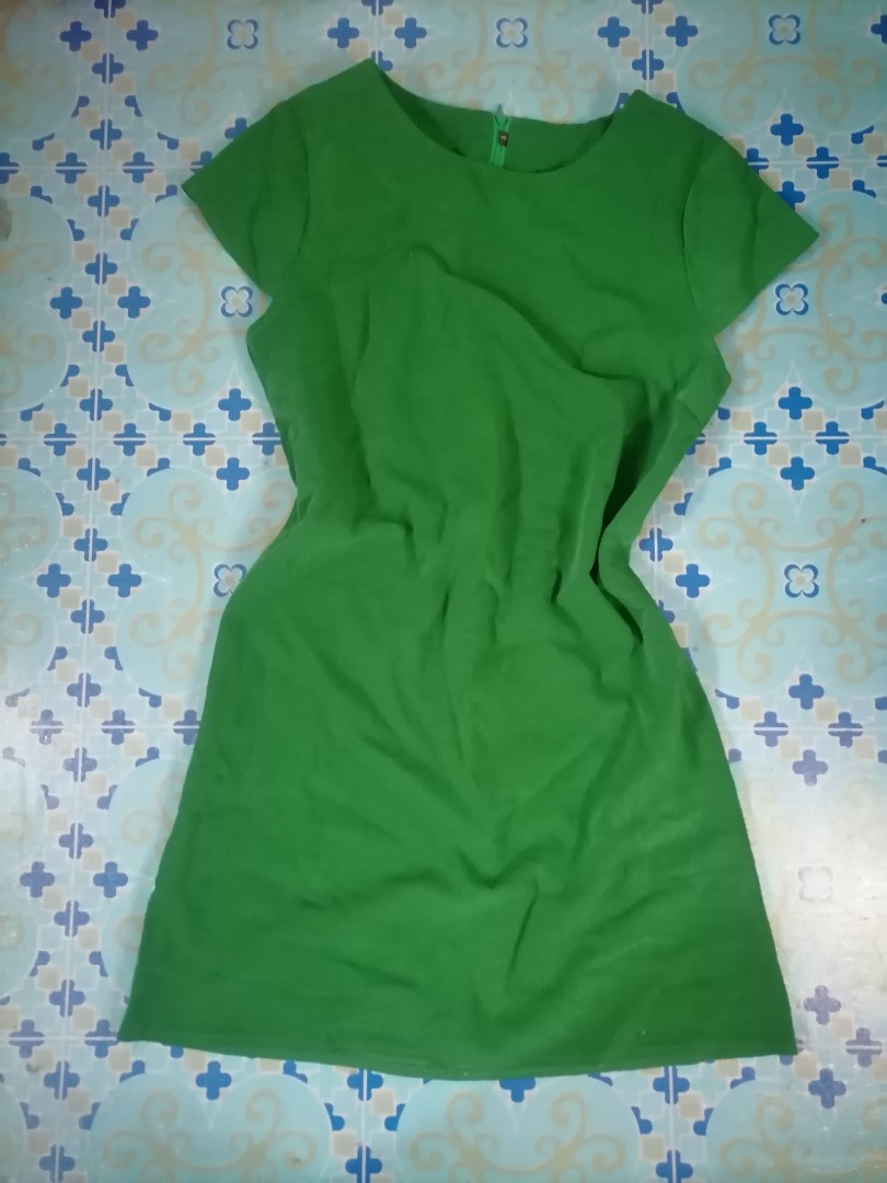 Green Office Dress, Women's Fashion, Dresses & Sets, Dresses on Carousell