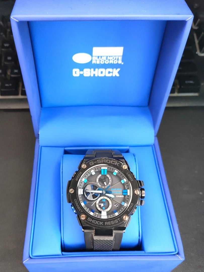 G Shock GSTB100BNR 1A Blue Note