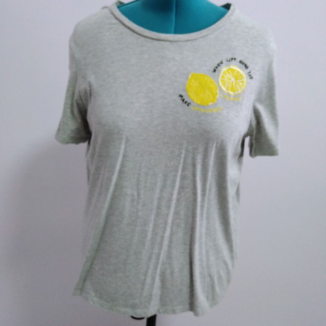 H and m lemon shirt hotsell