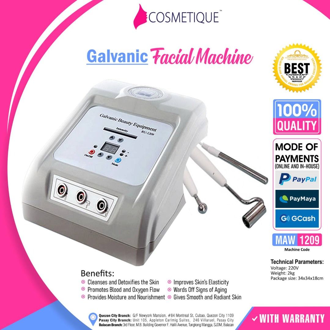 Heavy Duty Galvanic Facial Machine, Beauty & Personal Care, Face, Face