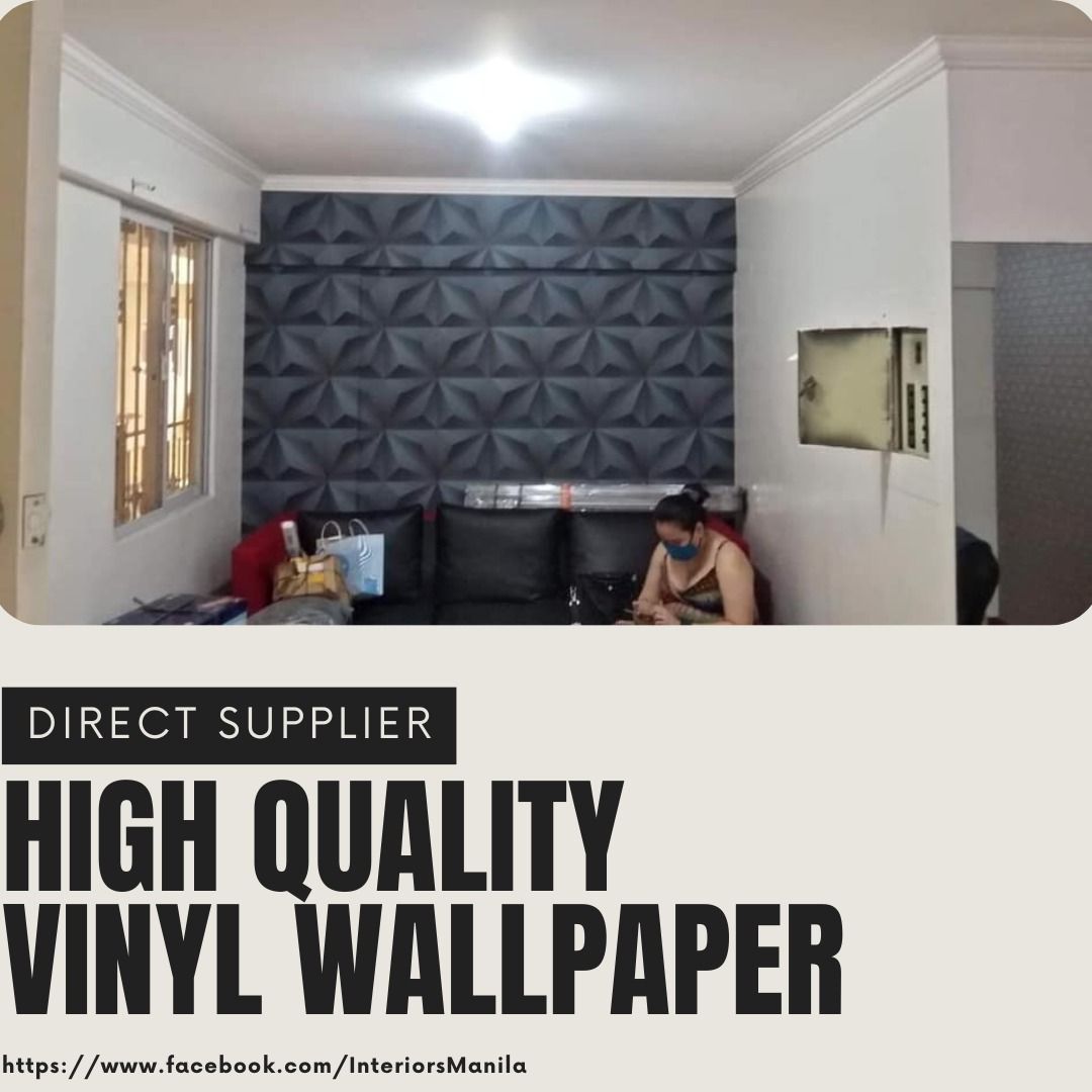 HIGH QUALITY VINYL WALLPAPER, Furniture & Home Living, Home Decor, Wall