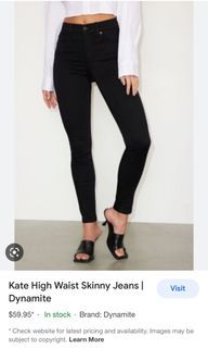 High waisted jeans