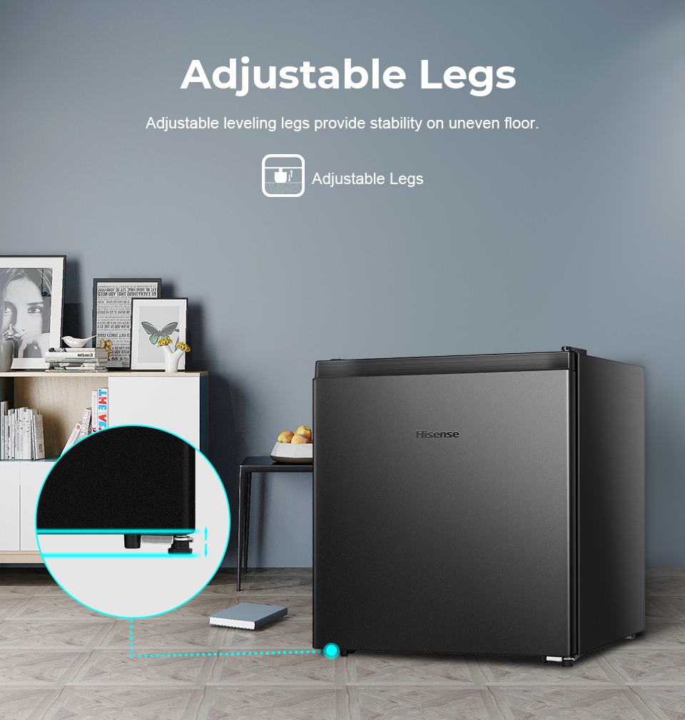 Hisense RR60D4ABN Mini Bar Fridge 60L Refrigerator Peti Sejuk