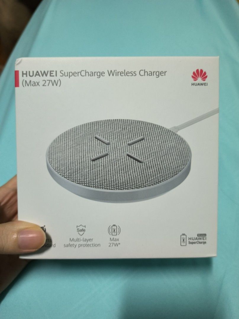 Huawei Supercharge Wireless Charger (Max 27W), Mobile Phones & Gadgets