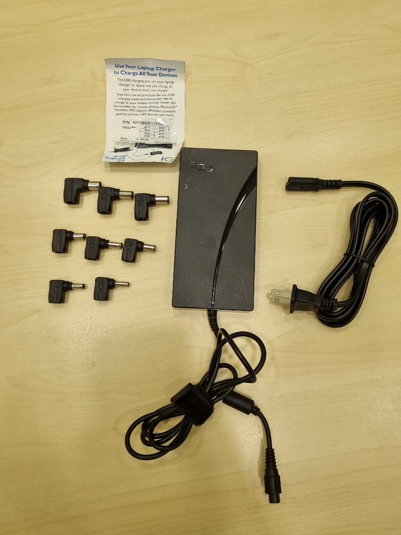 iGo 90W Universal Laptop Adapter Charger , Computers & Tech, Parts &  Accessories, Cables & Adaptors on Carousell