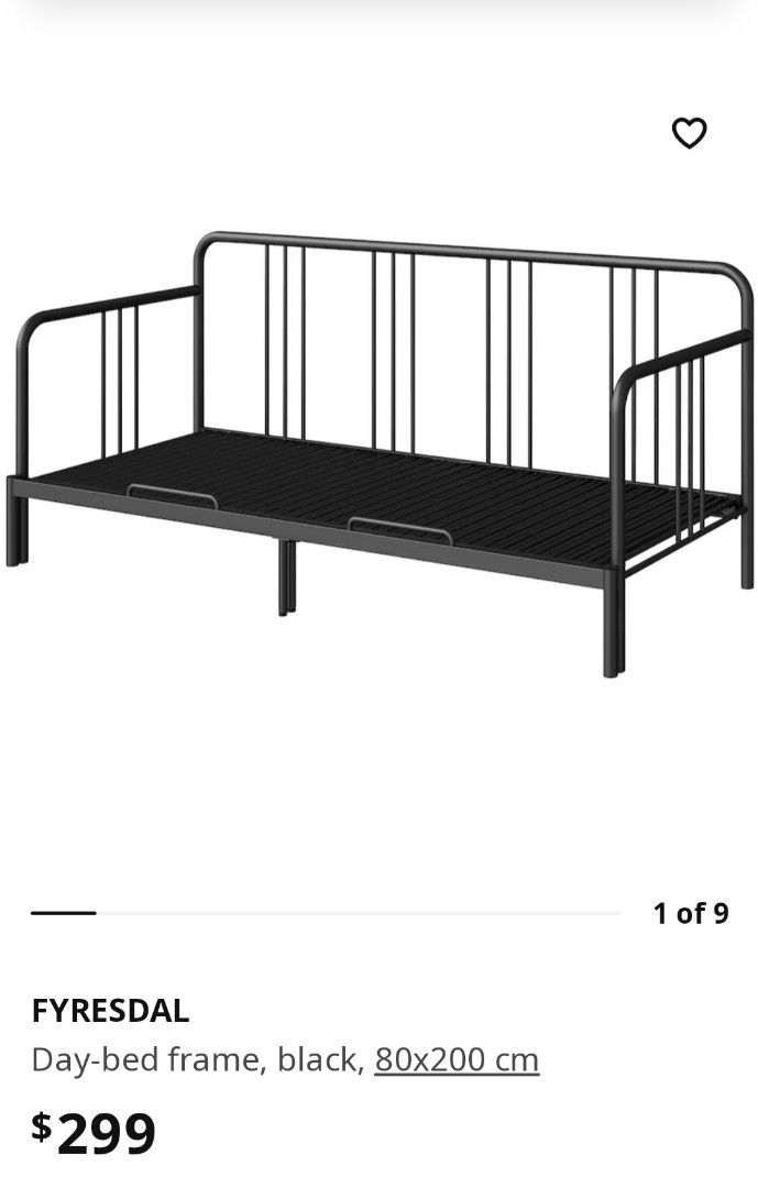 Ikea day bed, Furniture & Home Living, Furniture, Bed Frames