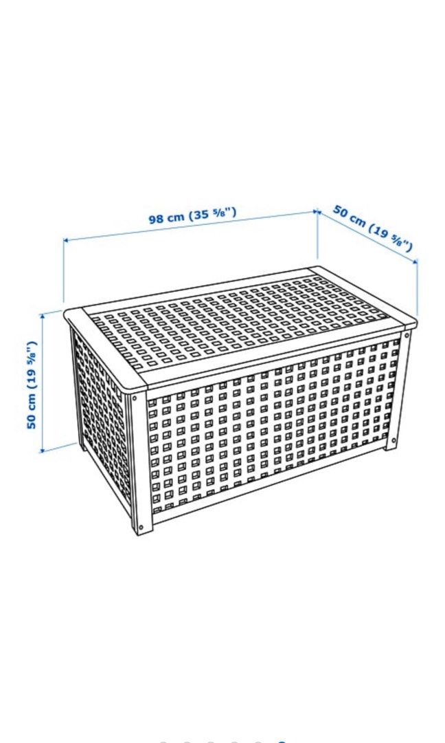 Ikea Hol Storage Wooden Box, Furniture & Home Living, Home Improvement