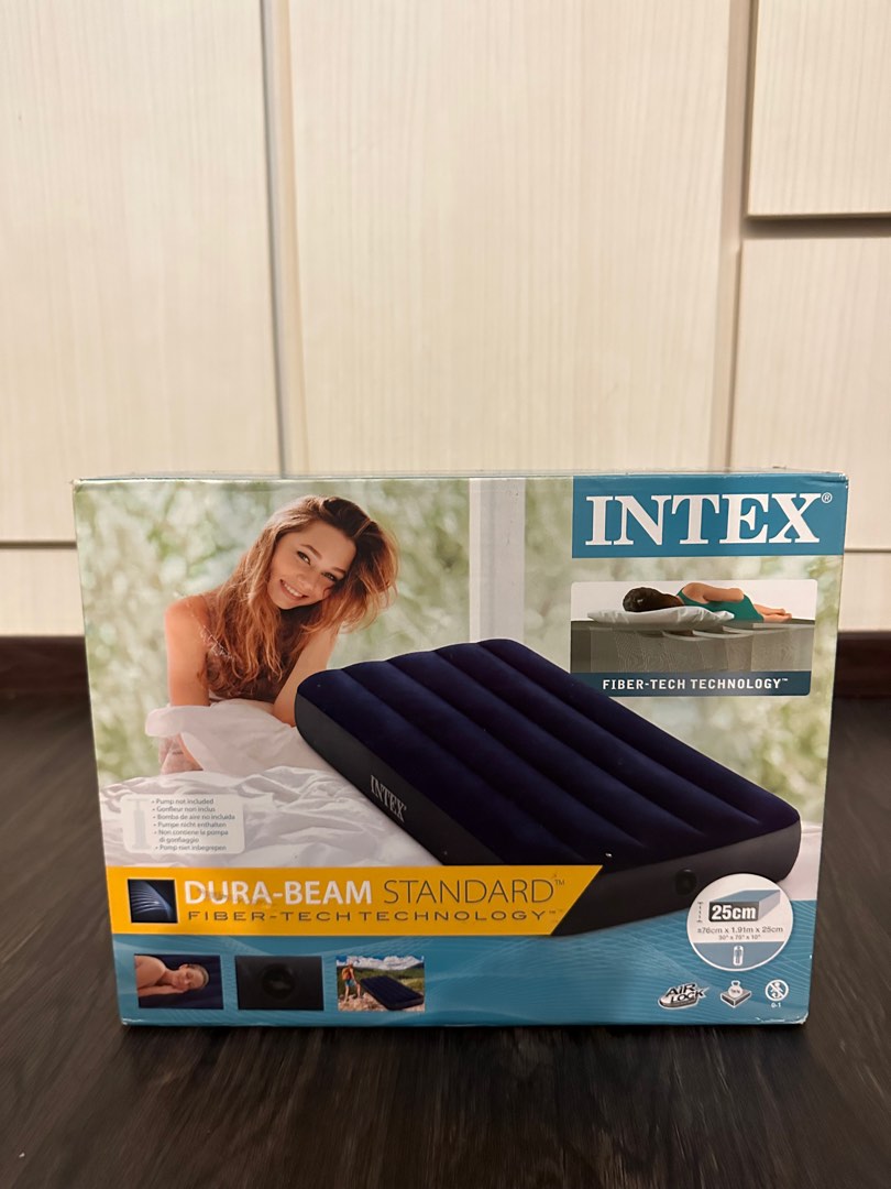 Intex Air Mattress (Single), Furniture & Home Living, Furniture, Bed