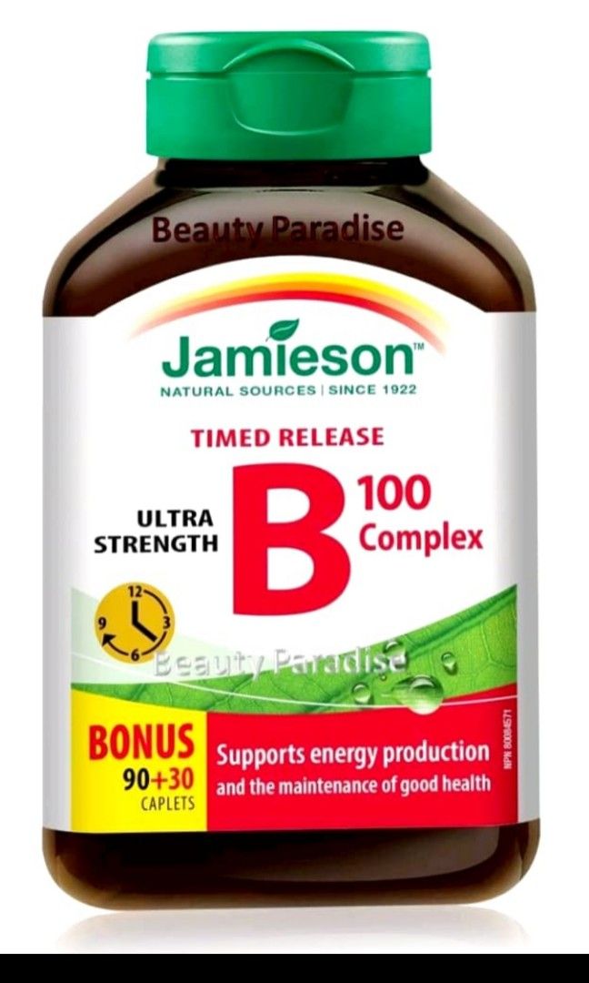 Jamieson Vitamin B Complex, 健康及營養食用品, 健康補充品, 健康補充品 維他命及補充品 Carousell