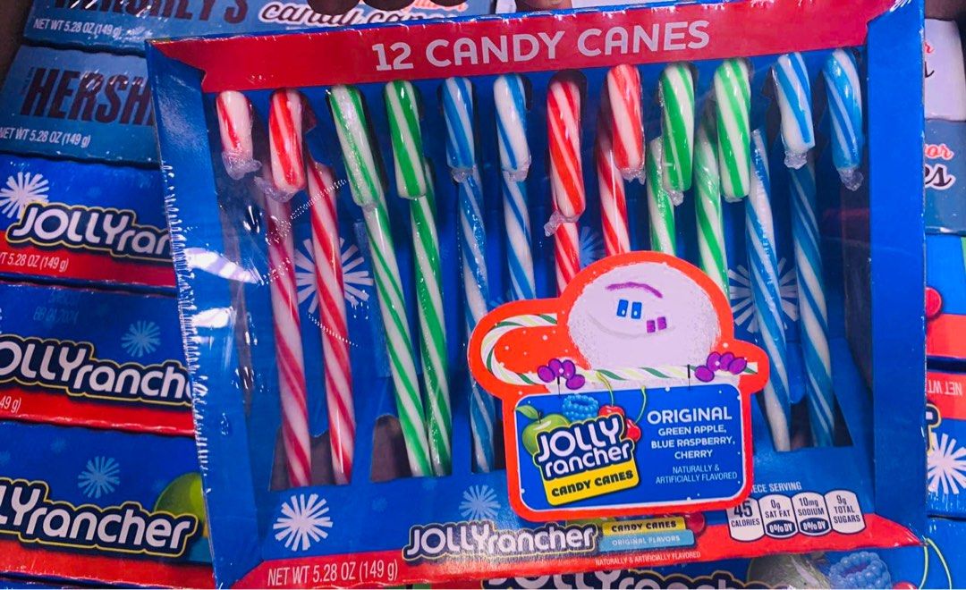 JOLLY RANCHER CANDY CANE ASSORTED, Food & Drinks, Other Food & Drinks