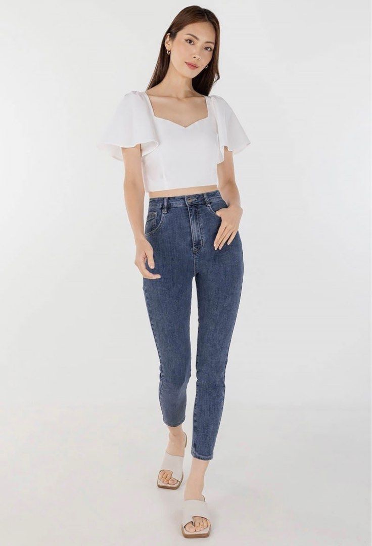 SPICE GIRL SKINNY JEANS - PETITE (DARK WASHED)