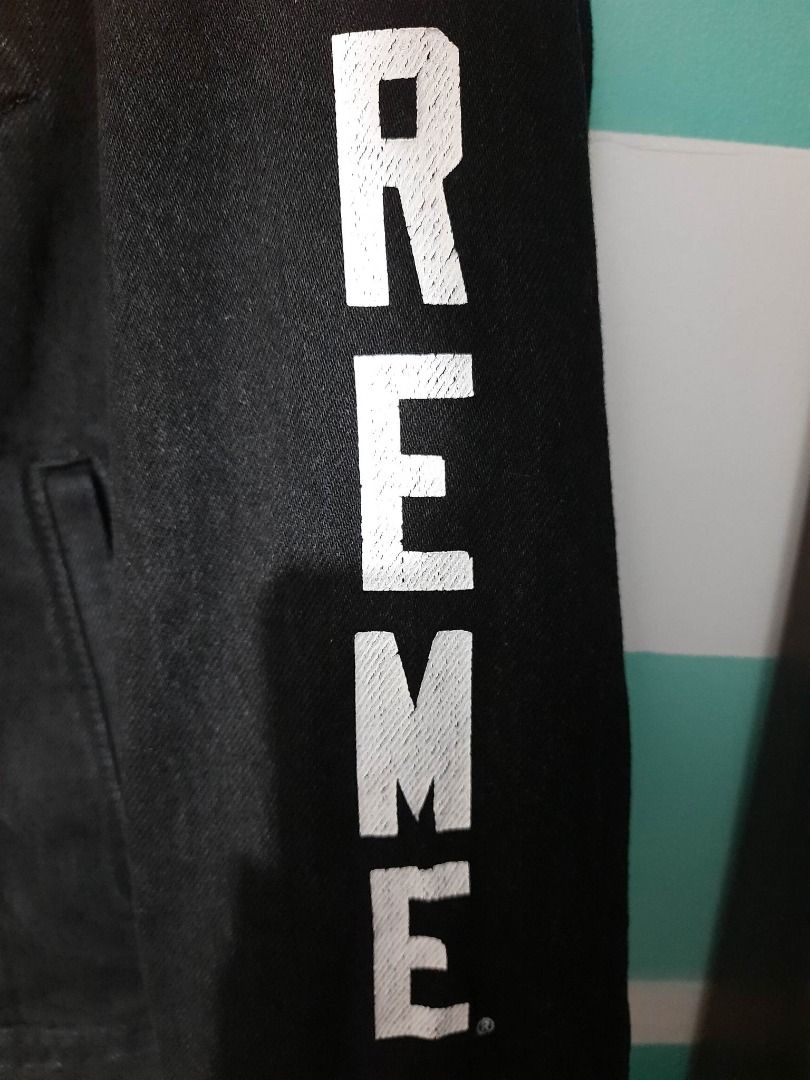 Levis x Supreme Denim Trigger Jacket w/Hood, Men's Fashion, Coats ...