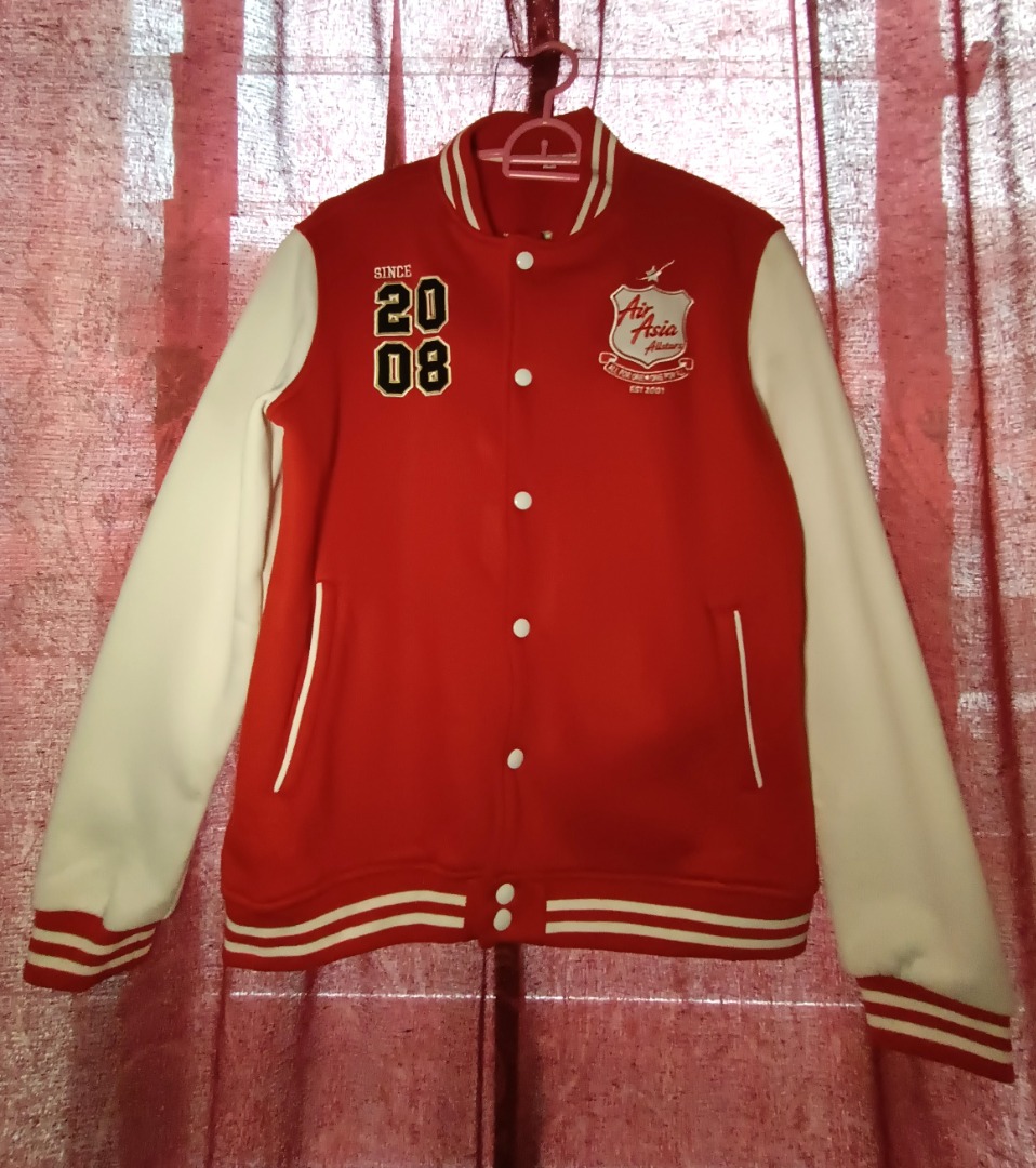 限定 AirAsia VARSITY JACKET エアアジア スタジャン S 