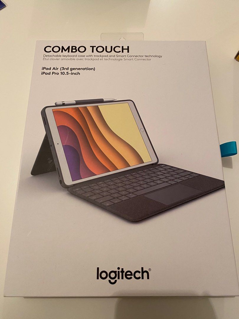 Logitech Combo Touch Keyboard iPad Air 3rd gen iPad Pro 10.5” 鍵盤, 電腦＆科技