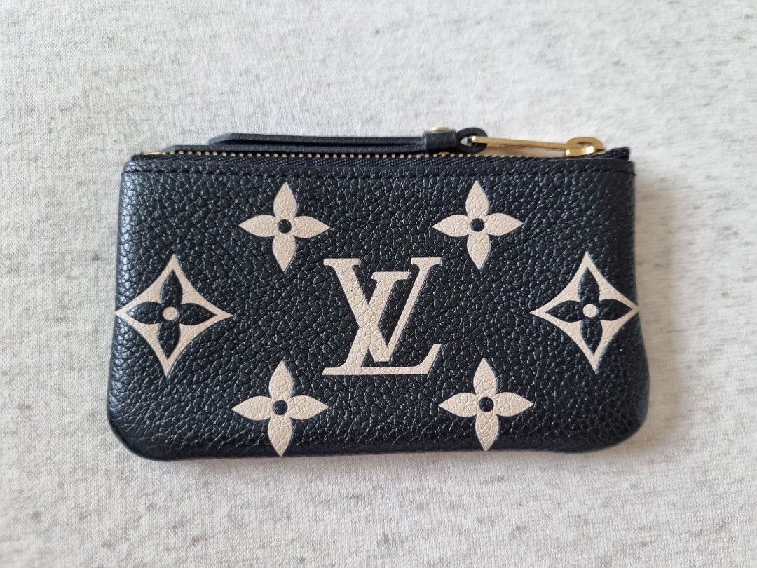 Louis Vuitton Black Epi Leather Noir Pochette Cles Key Pouch Coin