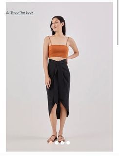 Love Bonito Carmen Drape Tie Skirt