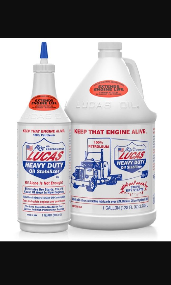 Lucas heavy duty oil stabiliser, Car