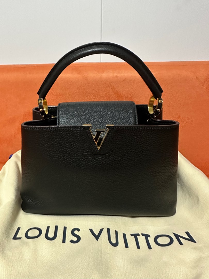 Almost Brand New Louis Vuitton Capucines Bb Shoulder Bag Leather Gold HARDWARE. Super Luxurious, Comes with dustbag, Removable Strap and Box.
