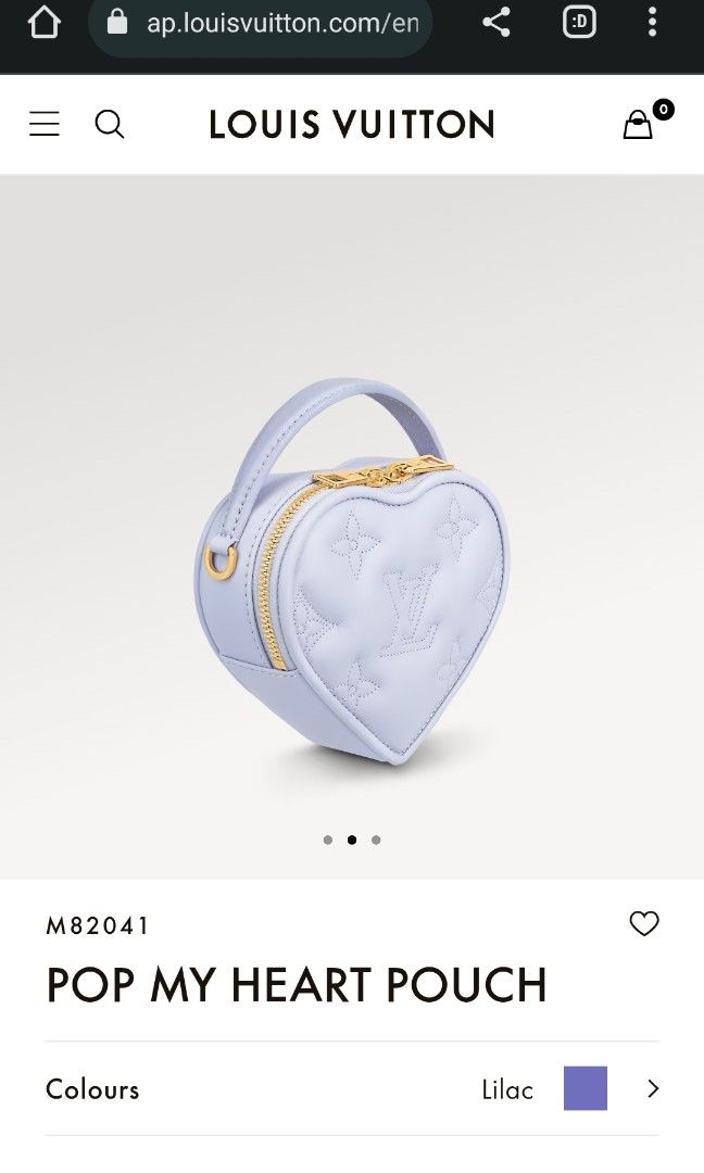 Shop Louis Vuitton POP MY HEART POUCH (M82041, M81893) by sweet
