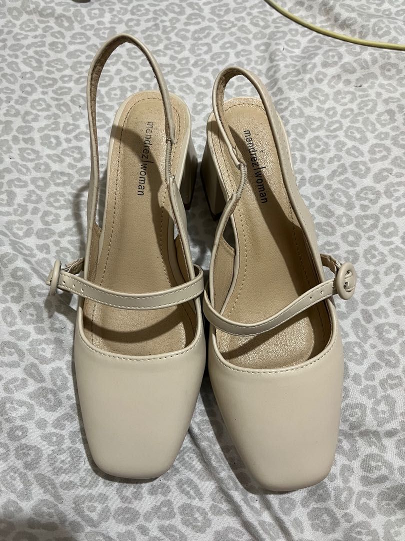 block mary jane heels