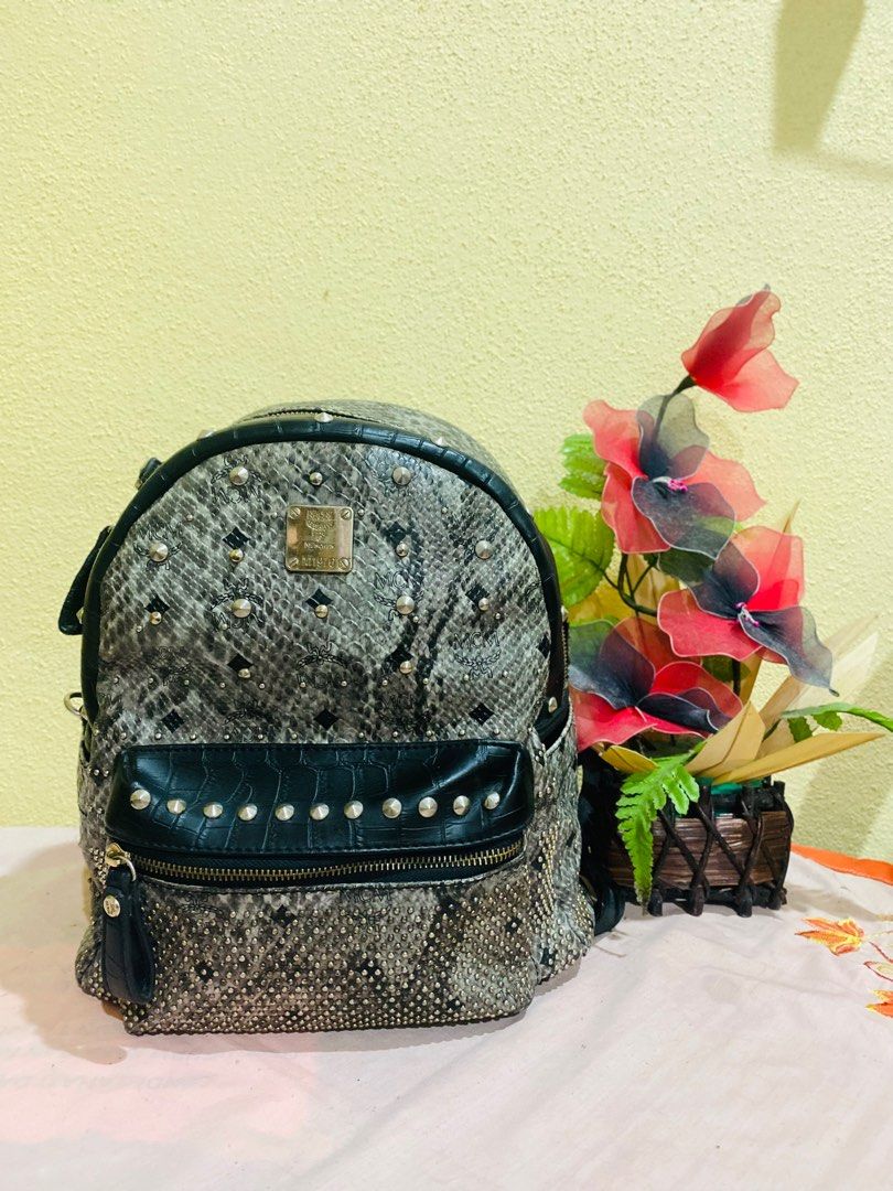 Colorful mcm hotsell bag